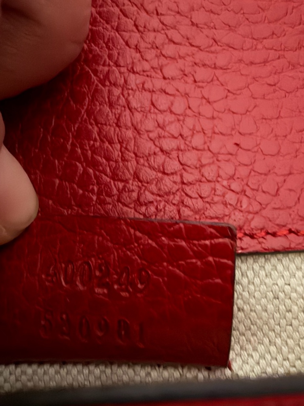 Gucci Dionysus Red Leather Medium Shoulder Bag Like New - Picture 9 of 14